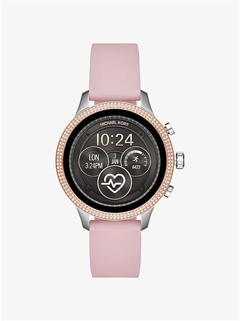 michael kors smartwatch mkt 5055|Runway Pavé Two.